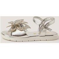 Monsoon Girls Bling Butterfly Sandals - Silver