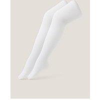 Monsoon Girls 2 Pack Nylon Tights - White