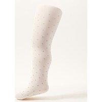 Monsoon Baby Girls Gold Glitter Spot Tights - Gold