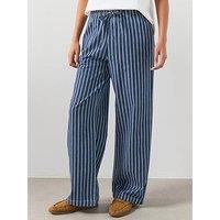 Mango Striped Jeans - Blue