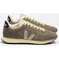 Veja Men'S Ripstop Panel Retro Running Trainers - Khaki