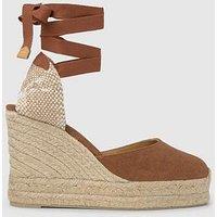 Castaner Suede Espadrille Wedge