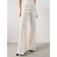 Mango High-Waist Suits Trousers - Vanilla