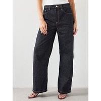 Mango Mid-Rise Balloon Jeans - Blue