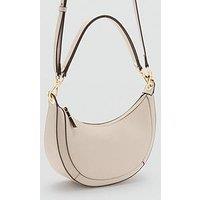 Mango Oval Shoulder Bag - White