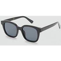 Mango Squared Frame Sunglasses - Black