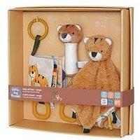 Little Big Friends Baby Gift Set - Comforter, Squeaker And Baby Book- Jungle