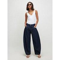 River Island Low Rise Horseshoe Jeans - Blue