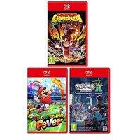 Nintendo Switch 2 Donkey Kong Bananza + Mario Tennis Fever + Pokemon Legends Z-A