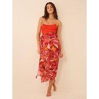 Accessorize Floral Print Sarong