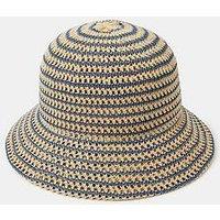 Accessorize Woven Stripe Bucket Hat