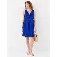 Accessorize Strapless Ruffle Mini Dress