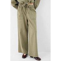 Accessorize Wide Leg Denim Trousers