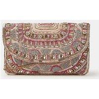 Accessorize Bead Embellished Clutch Bag