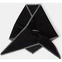 Accessorize Whipstitch Knit Triangle Scarf