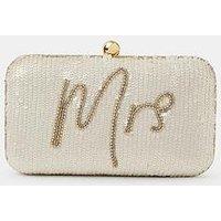 Accessorize Bridal Sequin Clutch Bag