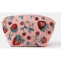 Accessorize Embellished Strawberry Make Up Bag