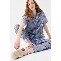 Accessorize Floral Print Long Pyjamas Set