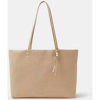 Accessorize Charm Faux Leather Tote Bag