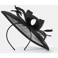 Accessorize Bow Feather Disc Fascinator