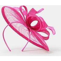 Accessorize Bow Feather Disc Fascinator