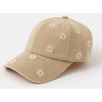 Accessorize Daisy Embroidered Baseball Cap