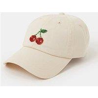 Accessorize Beaded Cherry Baseball Cap