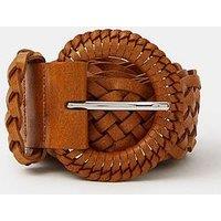 Accessorize Plaited Leather Belt