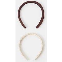 Accessorize 2-Pack Slim Headbands