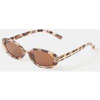 Accessorize Tort Oval Sunglasses