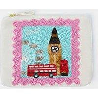 Accessorize Beaded London Stamp Pouch