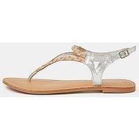 Accessorize Diamant&Atilde;&Copy; Braid Leather Sandals