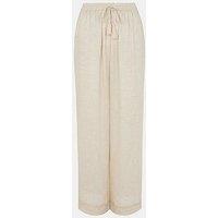 Accessorize Lace Trim Wide Leg Beach Trousers