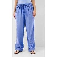 Accessorize Lace Trim Wide Leg Beach Trousers