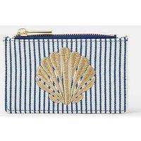 Accessorize Shell Embroidered Cardholder