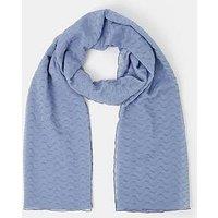 Accessorize Lightweight Wave Stitch Scarf