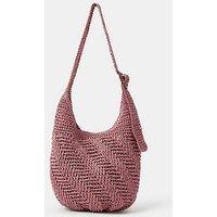 Accessorize Slouchy Raffia Crossbody Bag