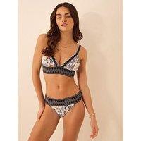 Accessorize Celestial Print Band Bikini Bottoms