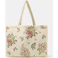 Accessorize Embroidered Quilted Shopper Bag
