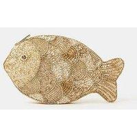Accessorize Beaded Fish Pouch