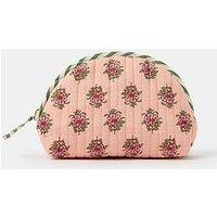 Accessorize Floral Print Quilted Makeup Bag