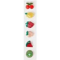 Accessorize 6-Pack Mini Fruit Claw Clips