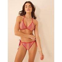 Accessorize Crochet Side Tie Bikini Bottoms