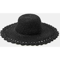 Accessorize Crochet Floppy Hat