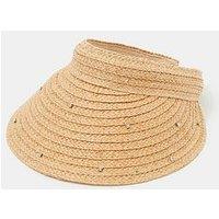 Accessorize Diamant&Atilde;&Copy; Embellished Woven Sun Visor