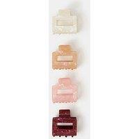 Accessorize 4-Pack Iridescent Square Claw Clips