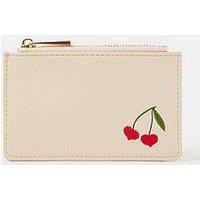 Accessorize Cherry Embroidered Card Holder