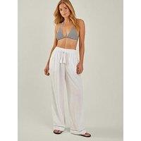 Accessorize Wide Leg Beach Trousers