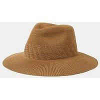 Accessorize Woven Fedora Hat