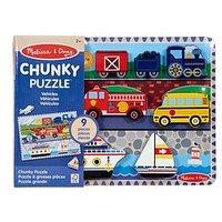 Melissa & Doug Vehicles Chunky Puzzle